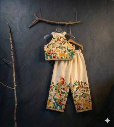 Peacock cotton Baby clothes wholesale in Hyderabad
